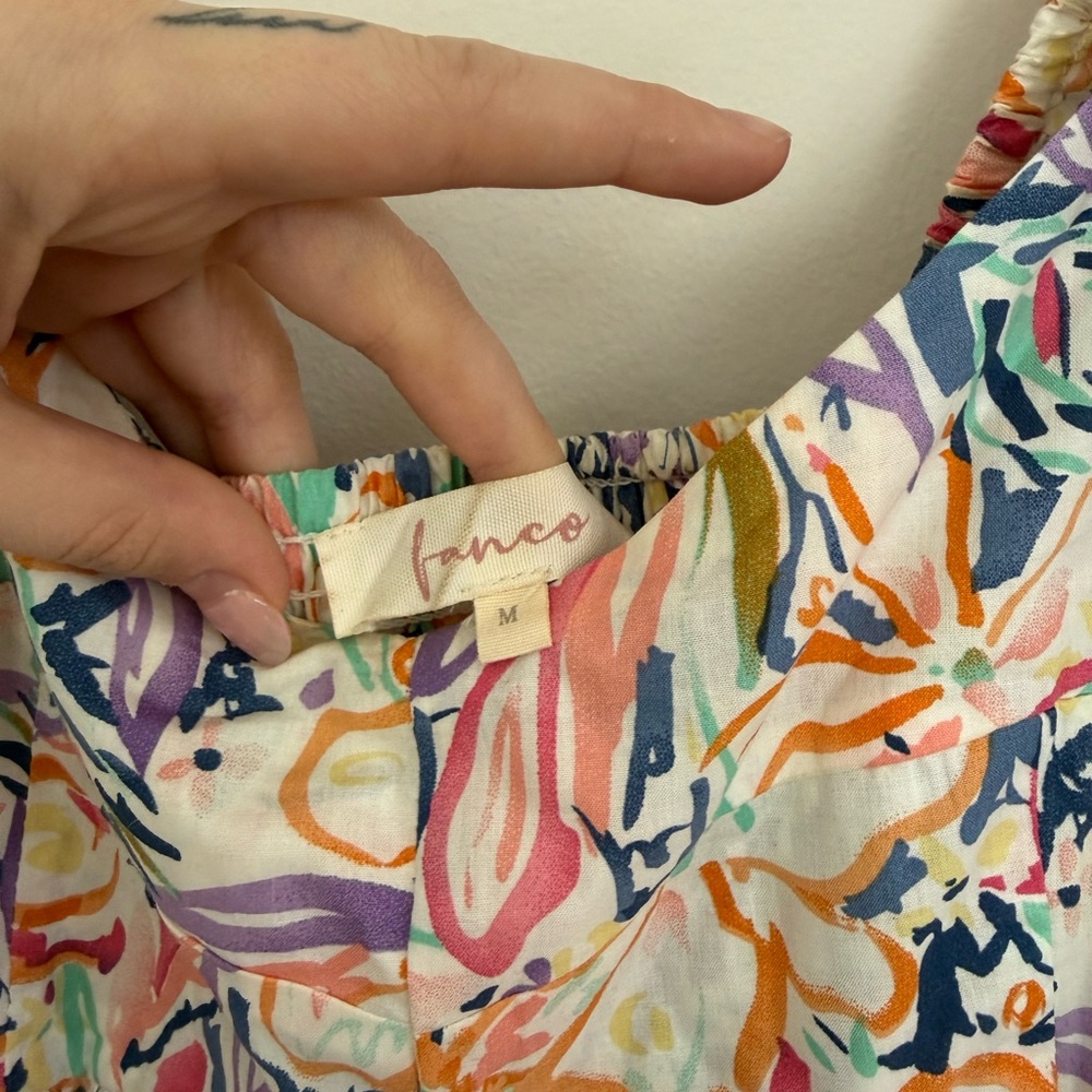 Colorful Ruffle Spring Dress - Picture 4 of 6